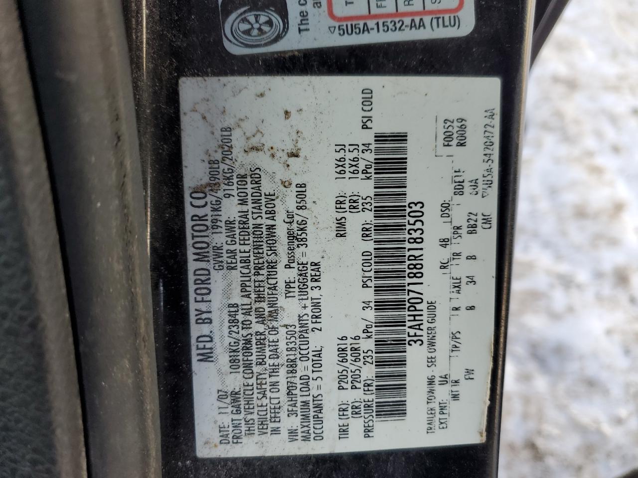 2008 Ford Fusion - Image 12