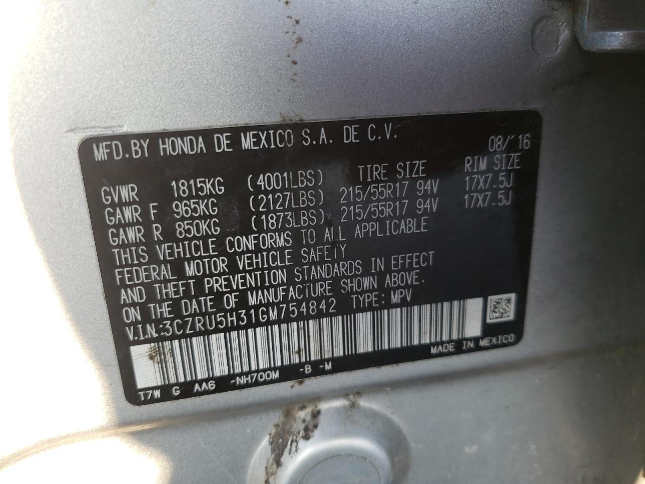 2016 Honda HR-V - Image 13