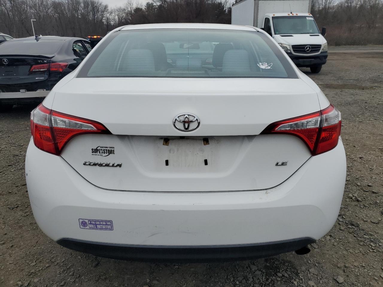 VIN 2T1BURHE0GC661397 2016 TOYOTA COROLLA no.6