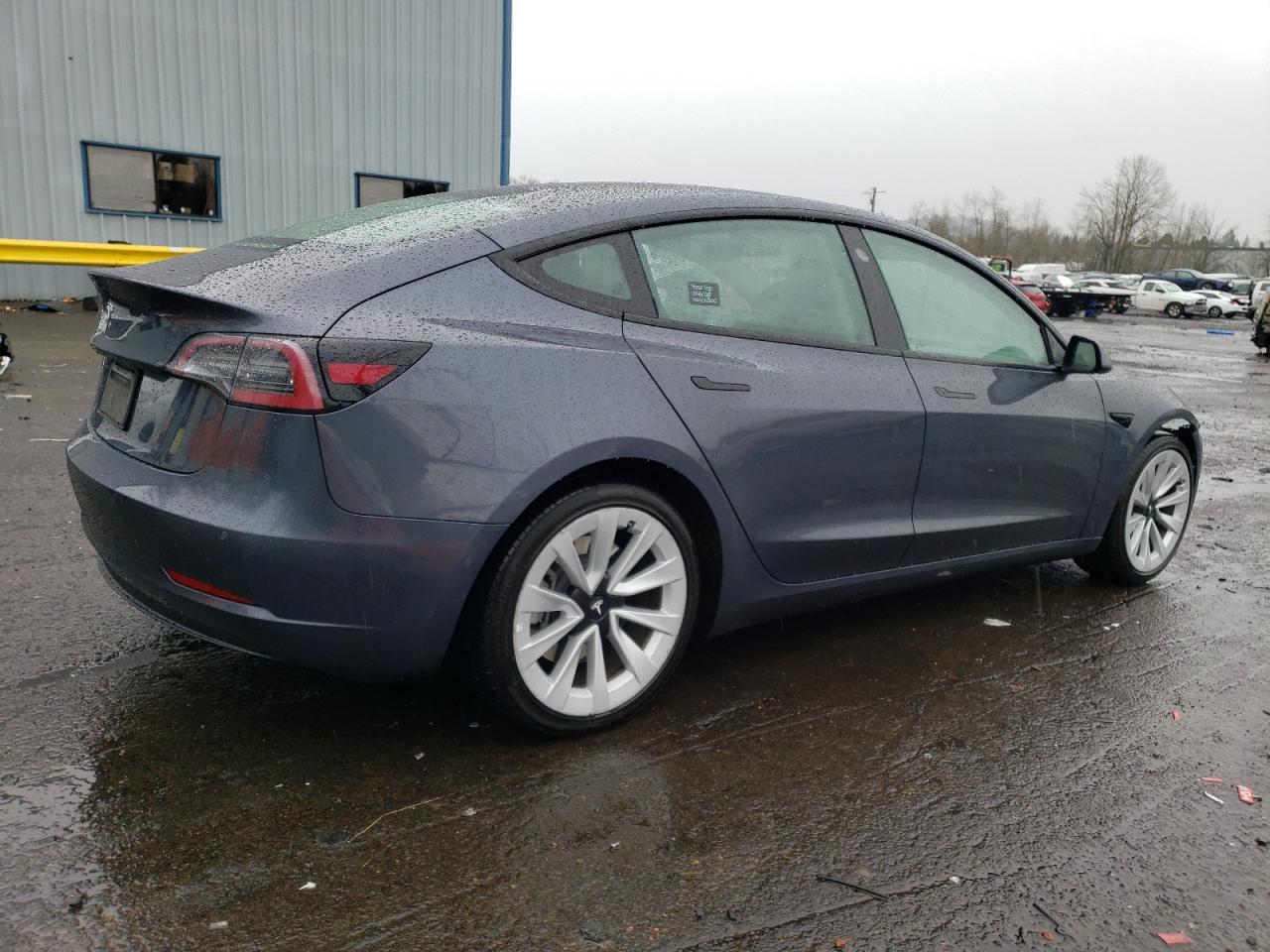 VIN 5YJ3E1EA5NF370651 2022 TESLA MODEL 3 no.3