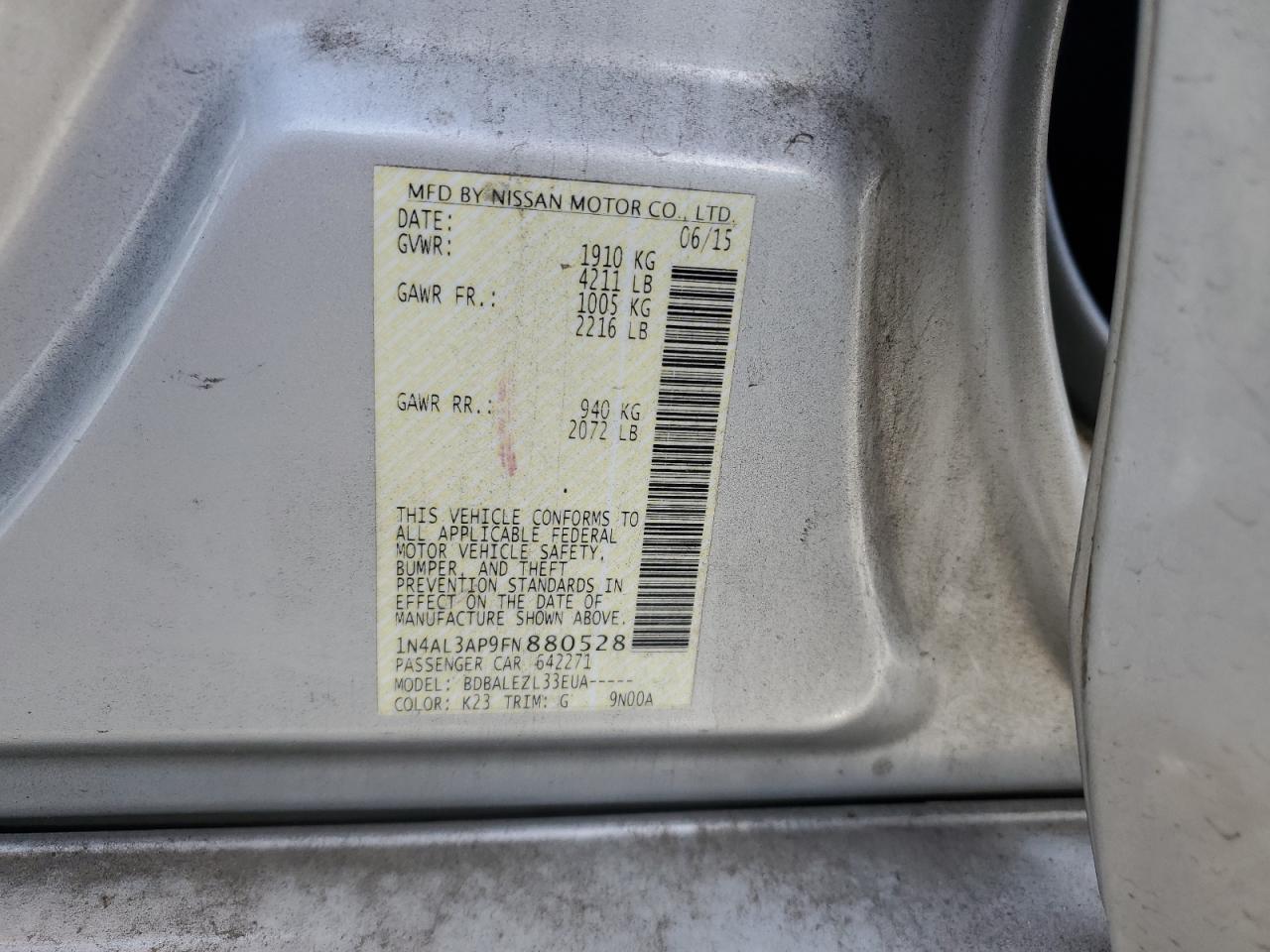 2015 Nissan Altima - Image 12
