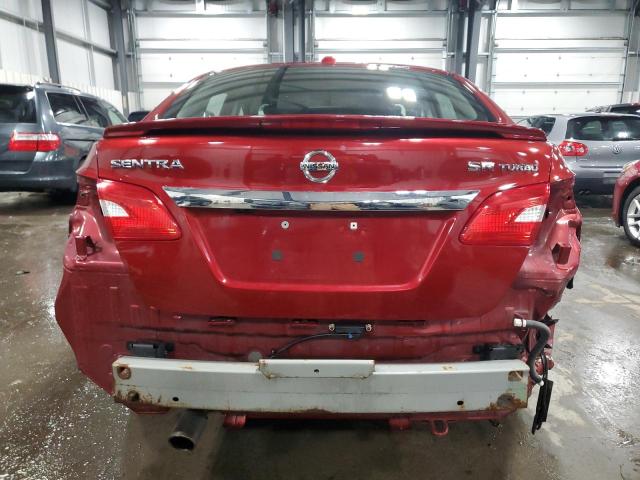  NISSAN SENTRA 2017 Червоний