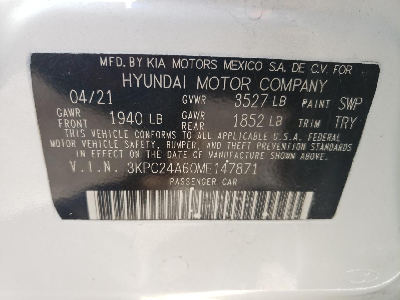 2021 Hyundai Accent - Image 12