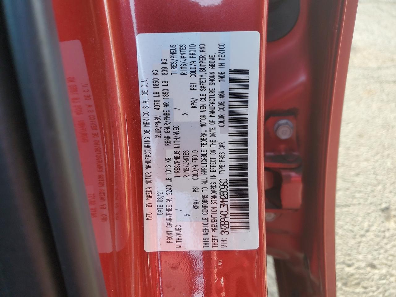 2021 Mazda 3 - Image 12