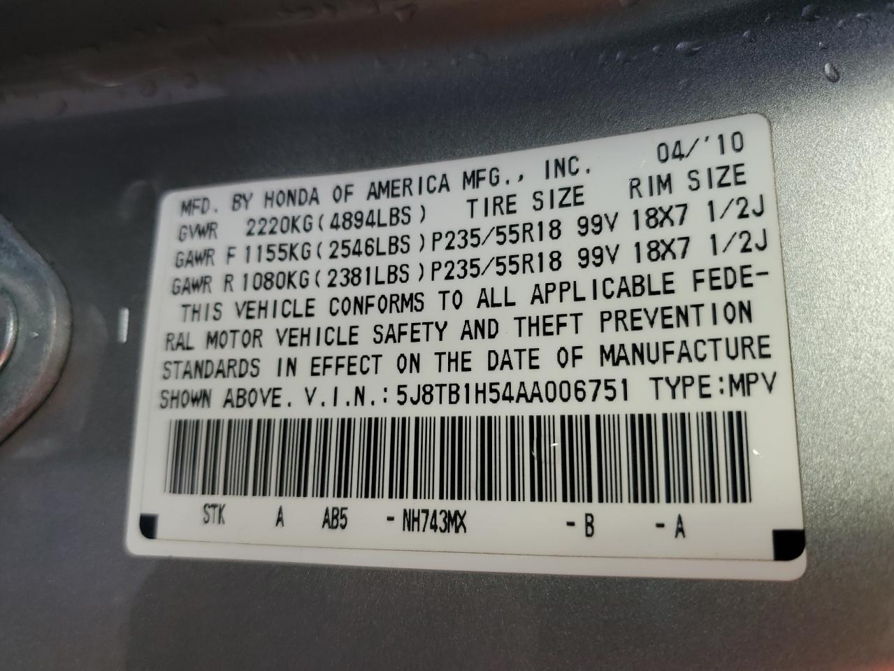2010 Acura RDX - Image 12