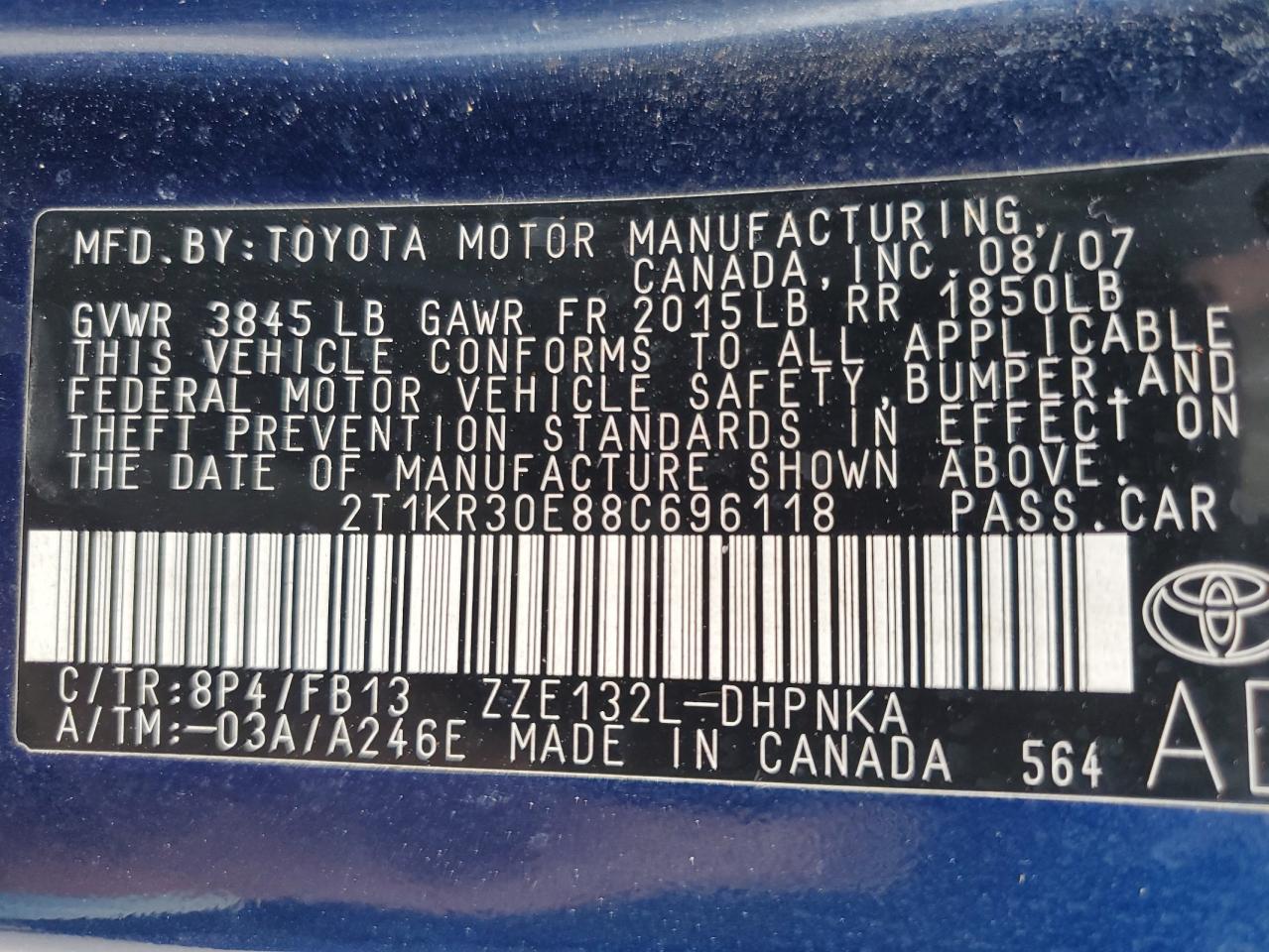 2008 Toyota Corolla - Image 13