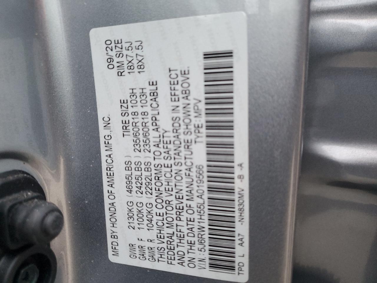 2020 Honda CR-V - Image 13