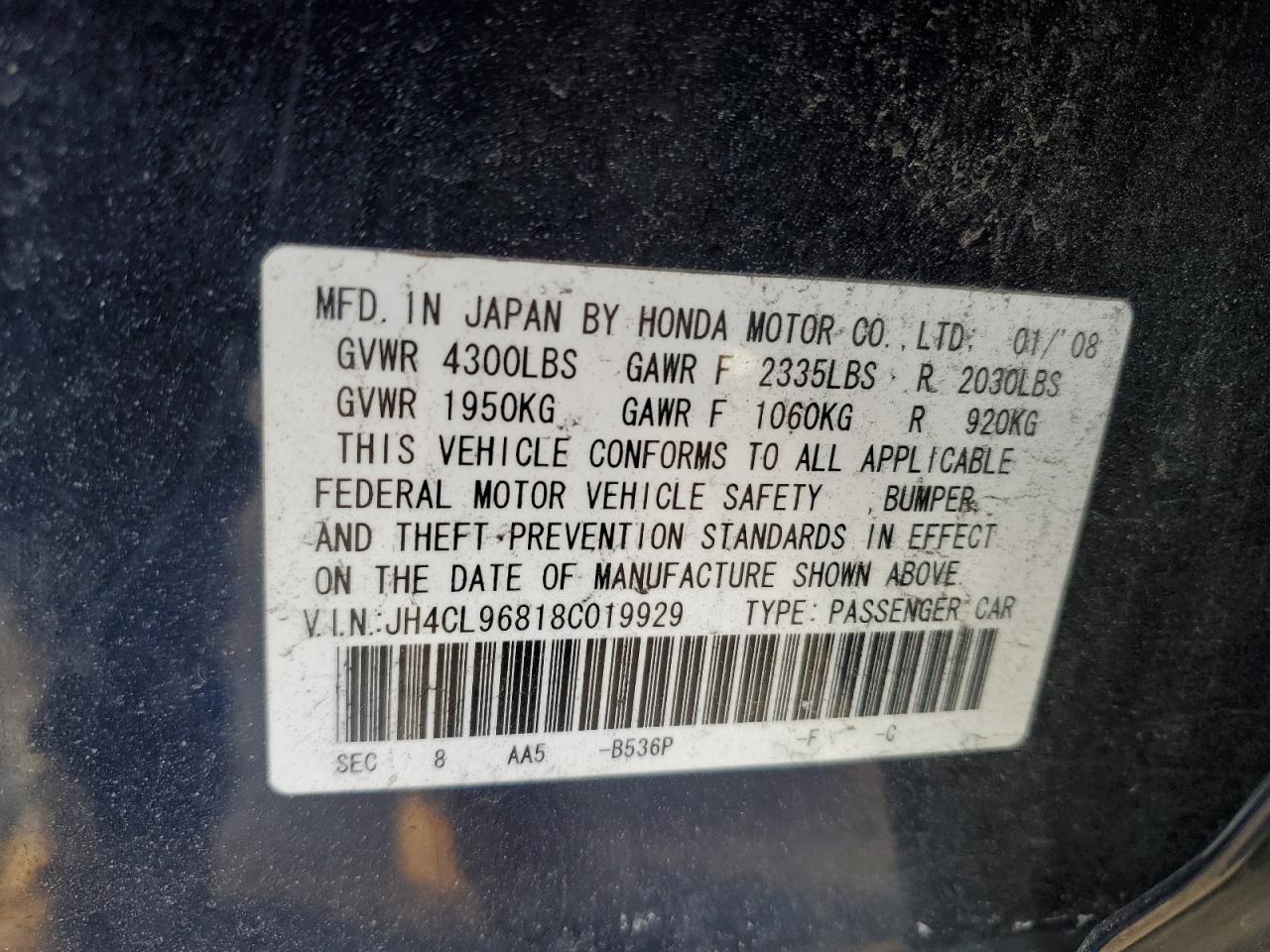 2008 Acura TSX - Image 13