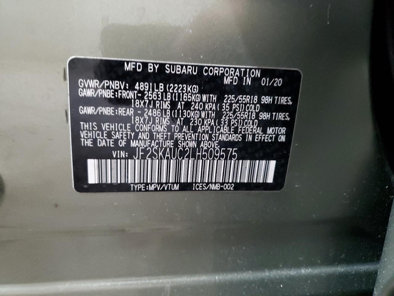 2020 Subaru Forester - Image 15