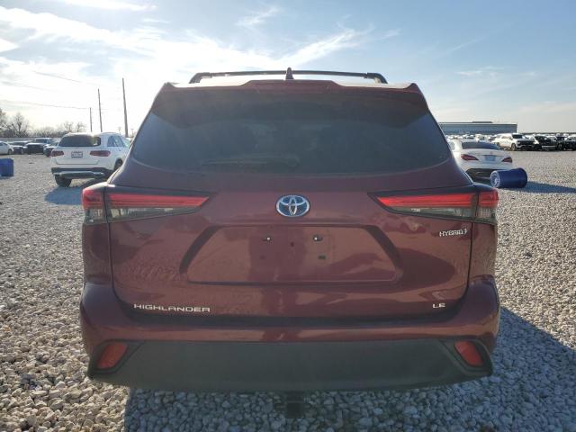  TOYOTA HIGHLANDER 2020 Red