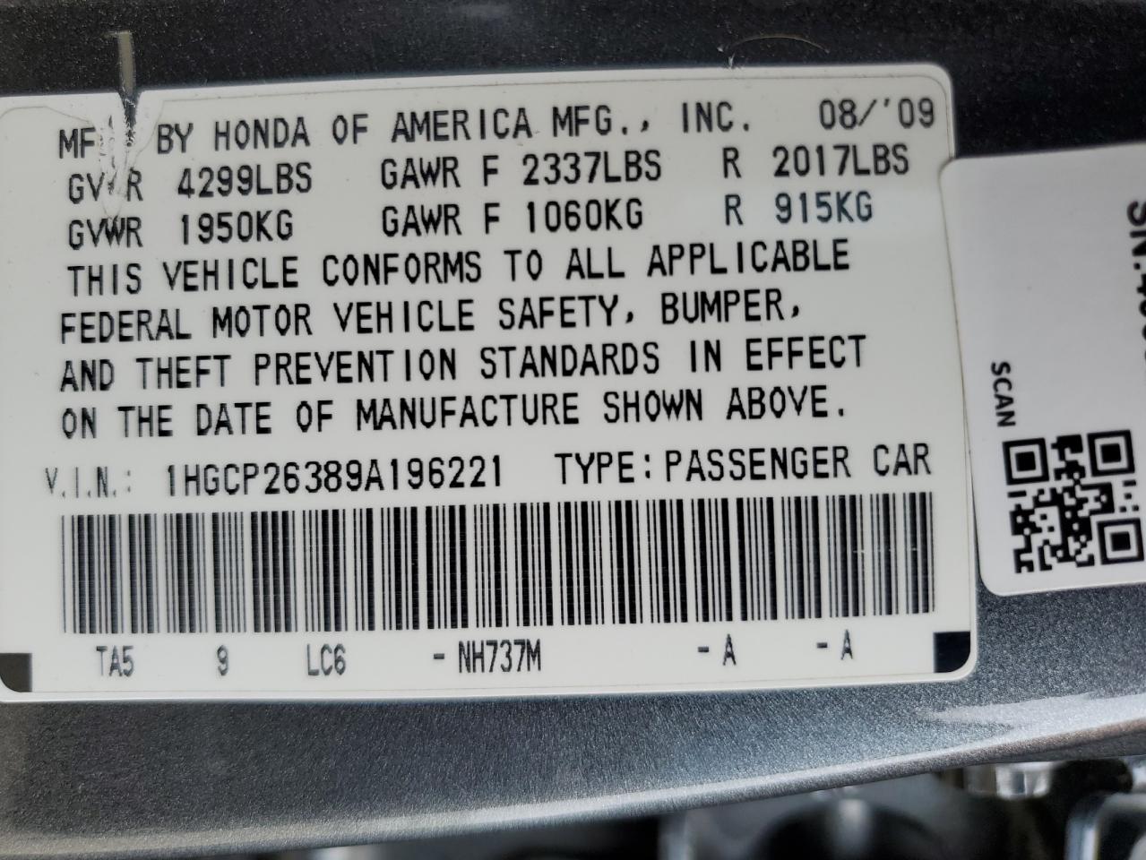 2009 Honda Accord - Image 14