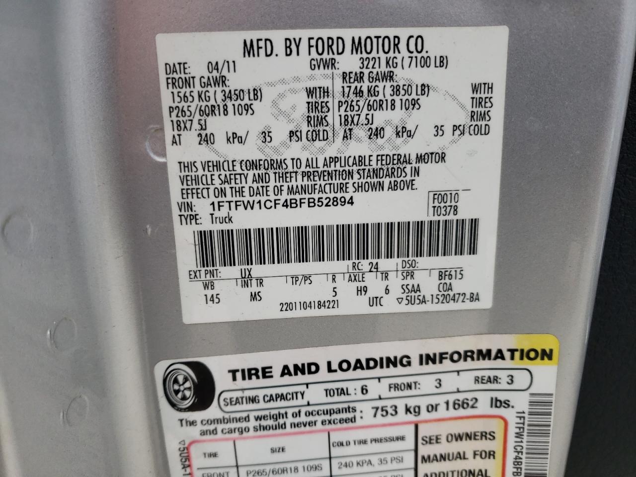 2011 Ford F-150 - Image 13