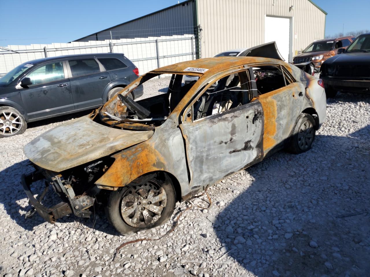 2018 Kia Rio Lx на продаже в Lawrenceburg, KY - Burn