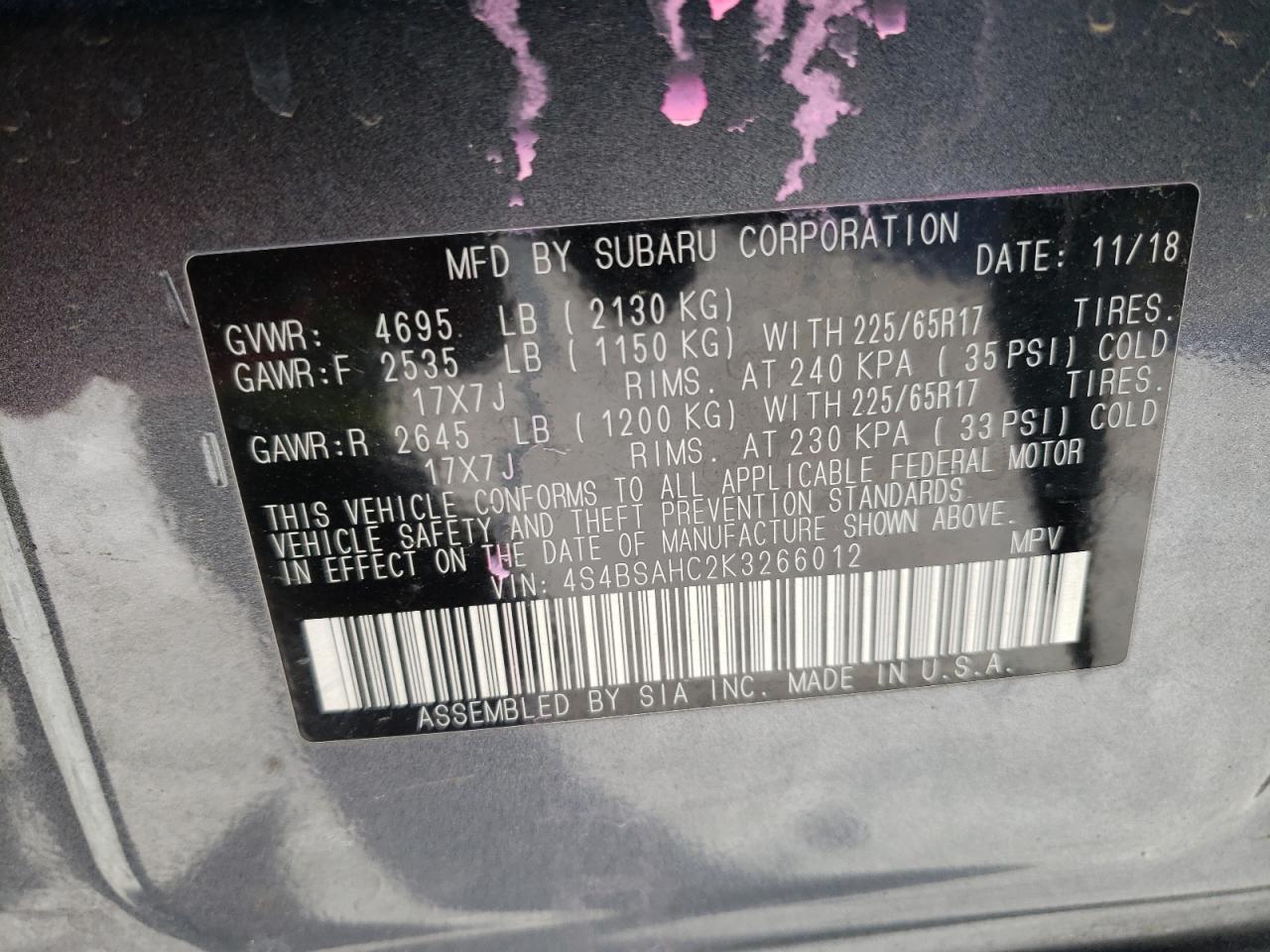 2019 Subaru Outback - Image 13