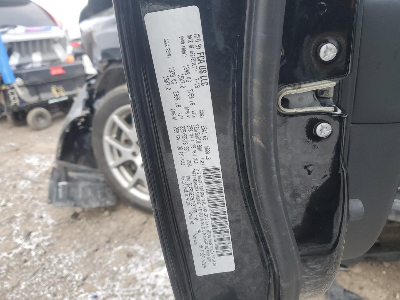 2019 Dodge Journey Gt VIN: 3C4PDDEG2KT837175 Lot: 86083564