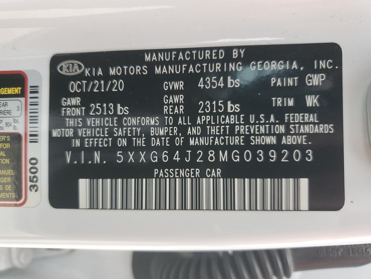 2021 Kia K5 - Image 12