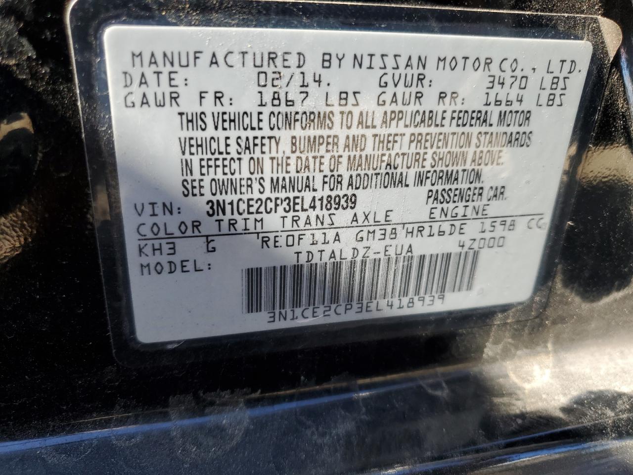 2014 Nissan Versa - Image 15
