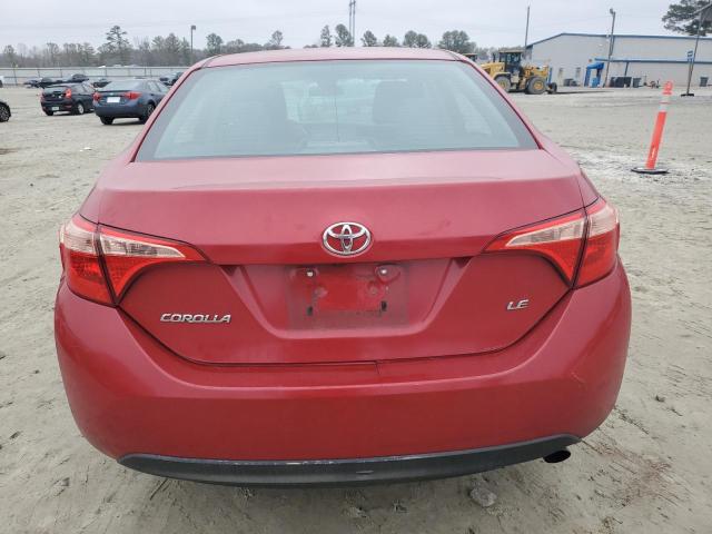  TOYOTA COROLLA 2018 Red