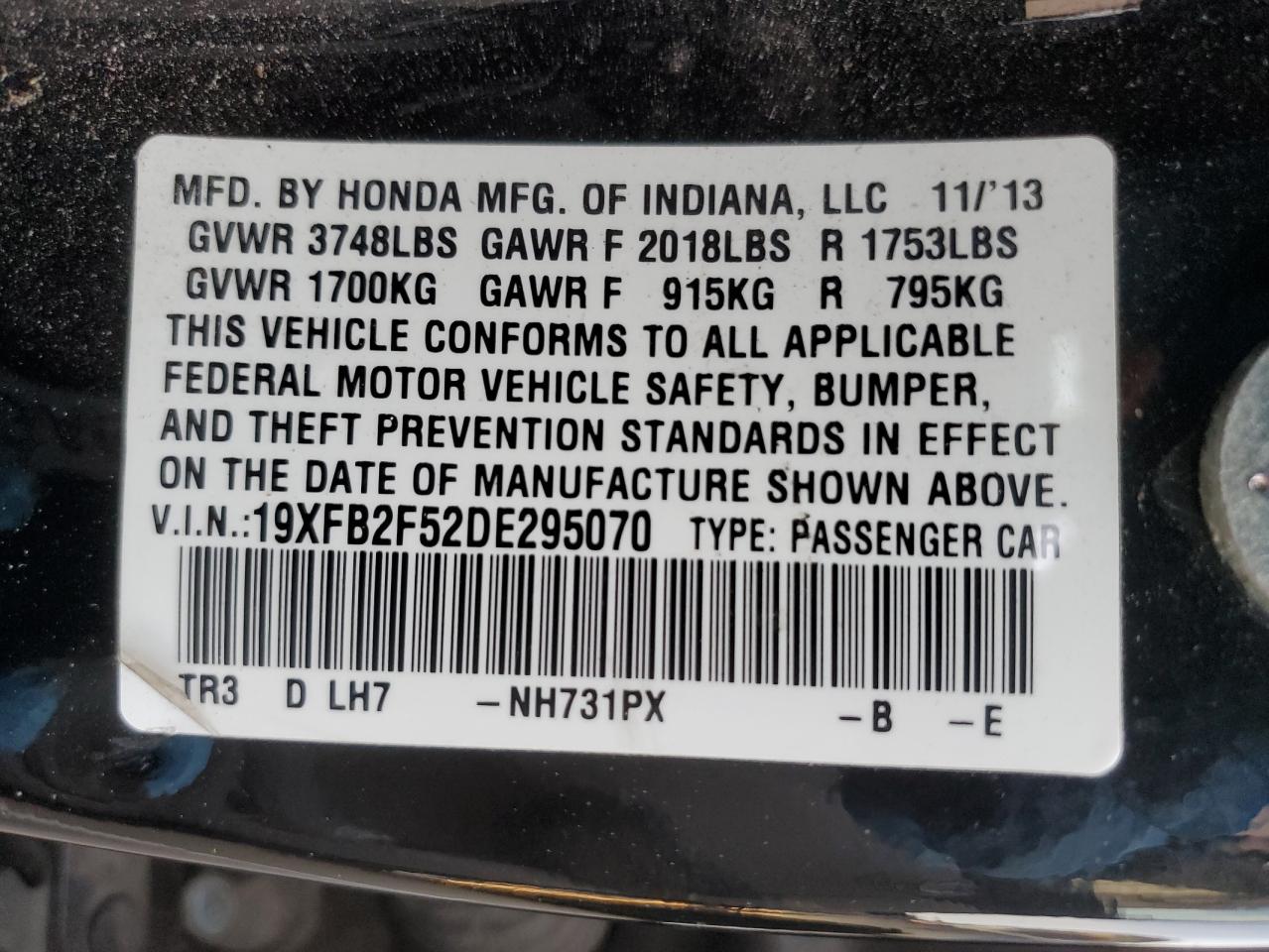 2013 Honda Civic - Image 13