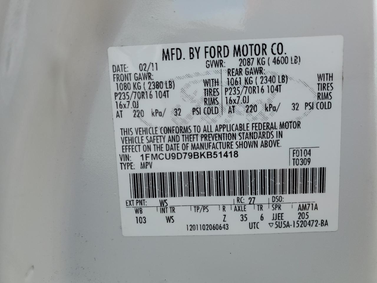 2011 Ford Escape - Image 12