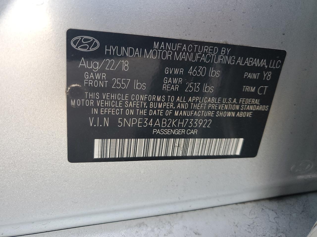 2019 Hyundai Sonata - Image 12