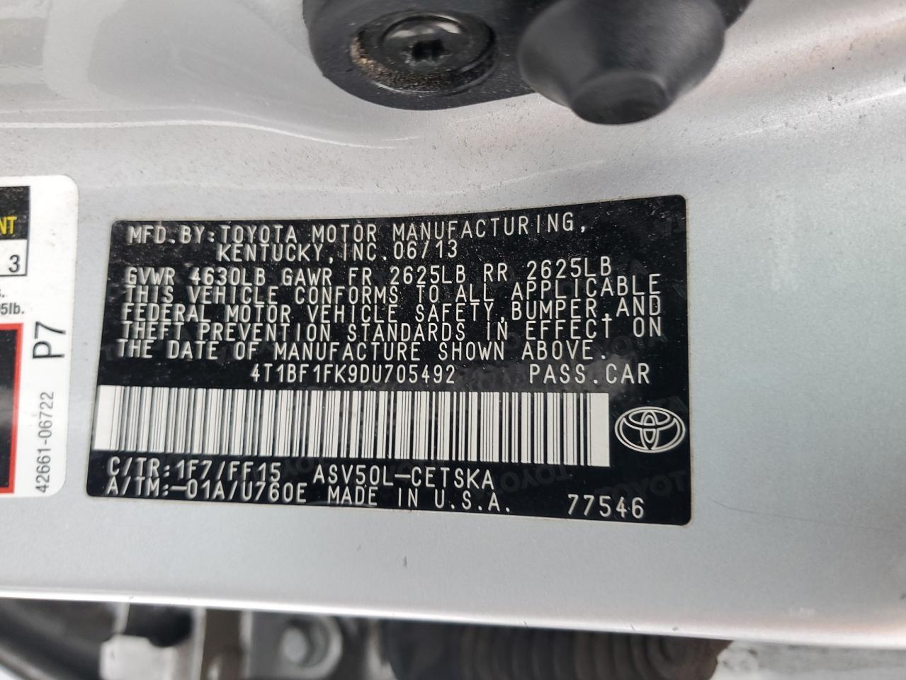 2013 Toyota Camry - Image 12