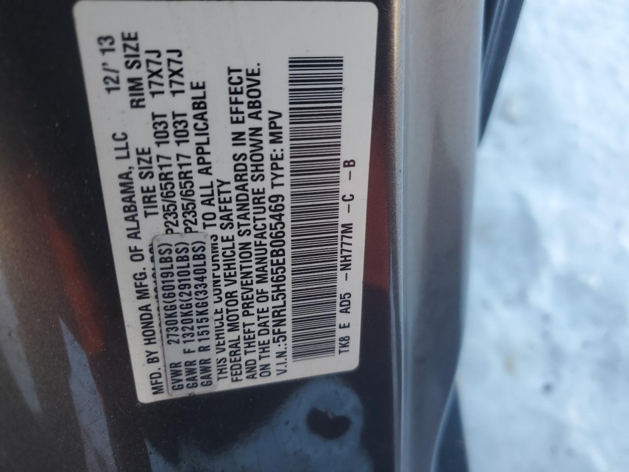 2014 Honda Odyssey - Image 14
