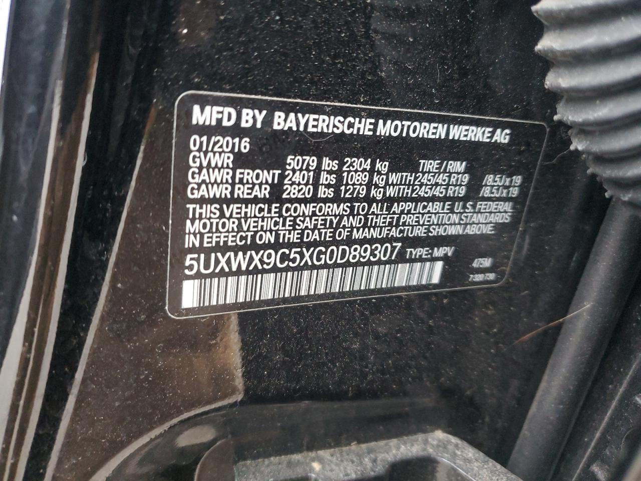2016 BMW X3 - Image 13