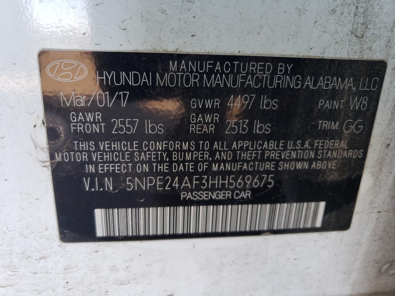 2017 Hyundai Sonata - Image 12