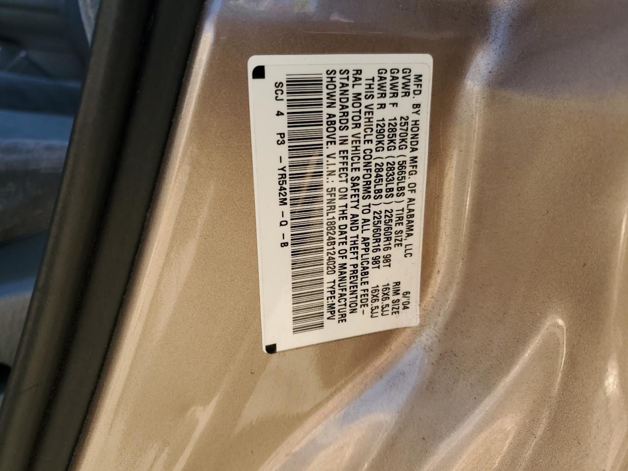 2004 Honda Odyssey - Image 15