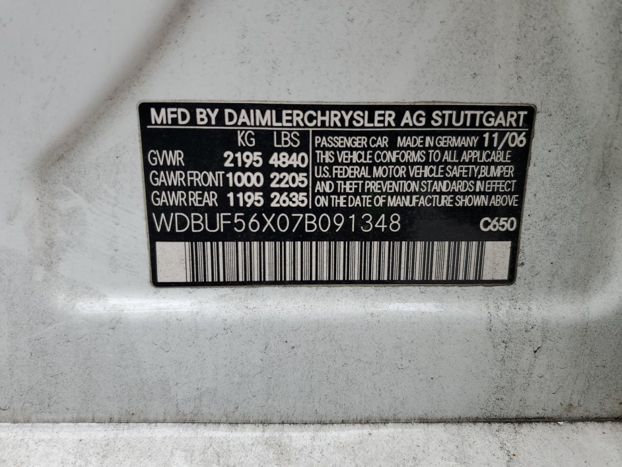2007 Mercedes-Benz E-klasse - Image 12