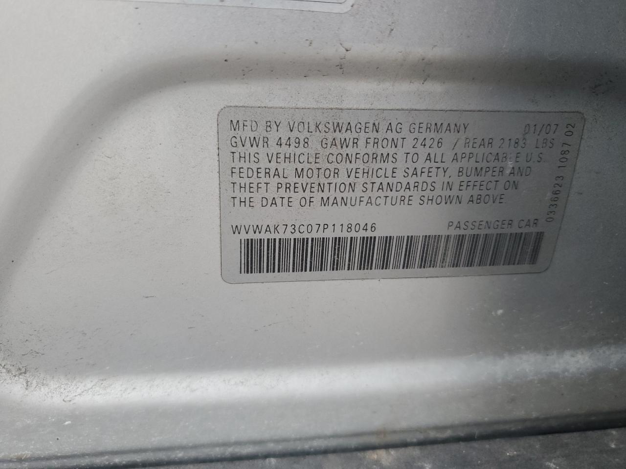 2007 Volkswagen Passat - Image 12