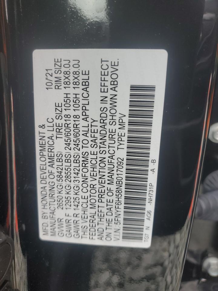 2022 Honda Pilot - Image 15