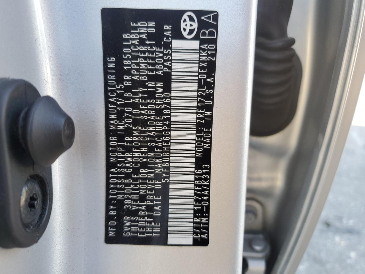 2016 Toyota Corolla - Image 12