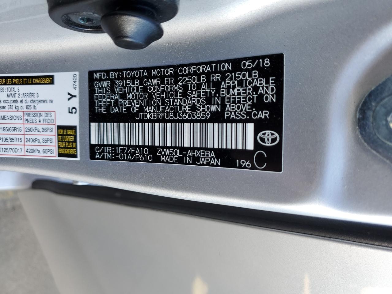 2018 Toyota Prius - Image 12