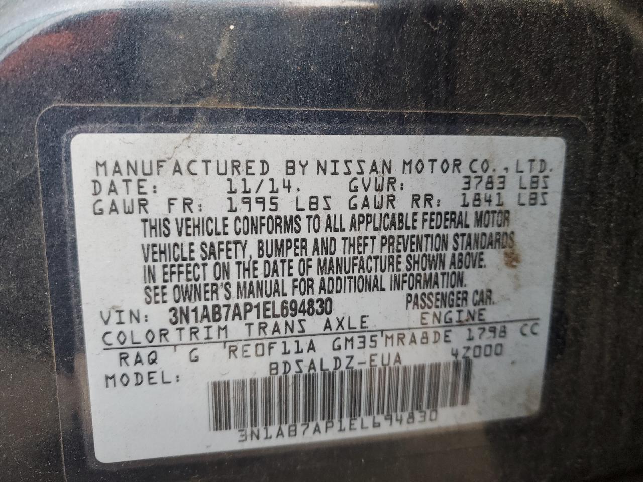 2014 Nissan Sentra - Image 12
