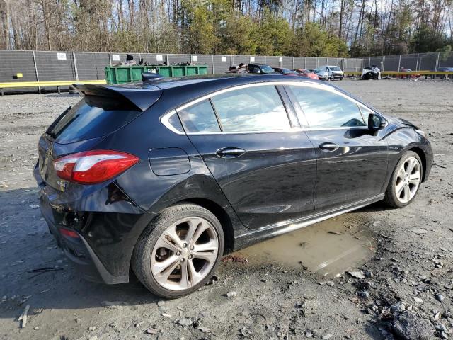 Hatchbacks CHEVROLET CRUZE 2017 Black