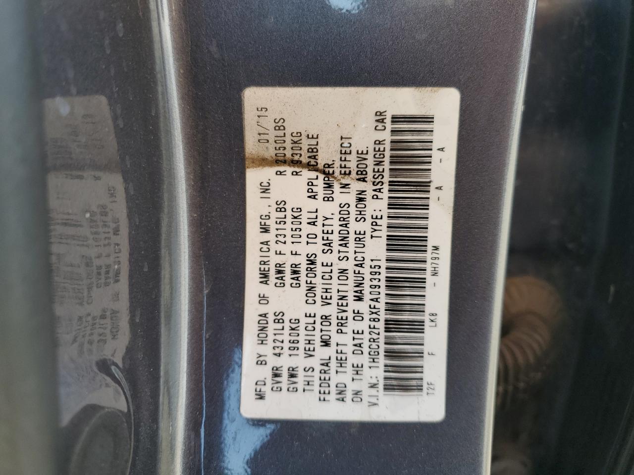 2015 Honda Accord - Image 14
