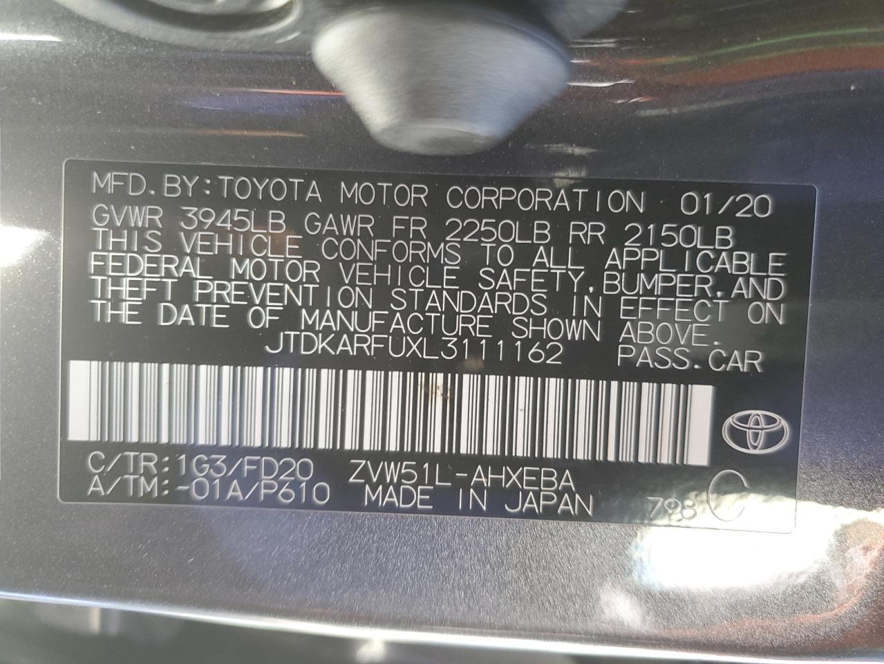 2020 Toyota Prius - Image 12