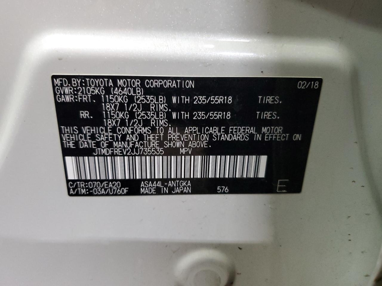 2018 Toyota RAV 4 - Image 13