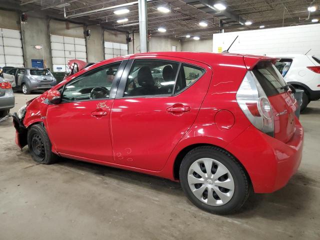 Hatchbacks TOYOTA PRIUS 2014 Czerwony