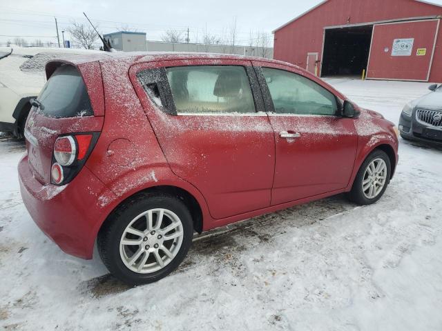  CHEVROLET SONIC 2013 Червоний