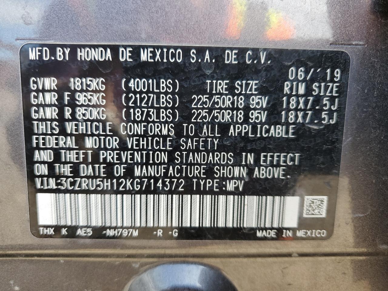 2019 Honda HR-V - Image 13
