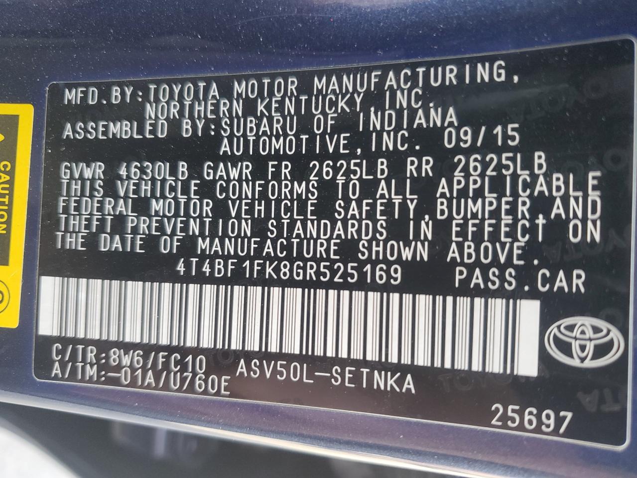 2016 Toyota Camry - Image 12