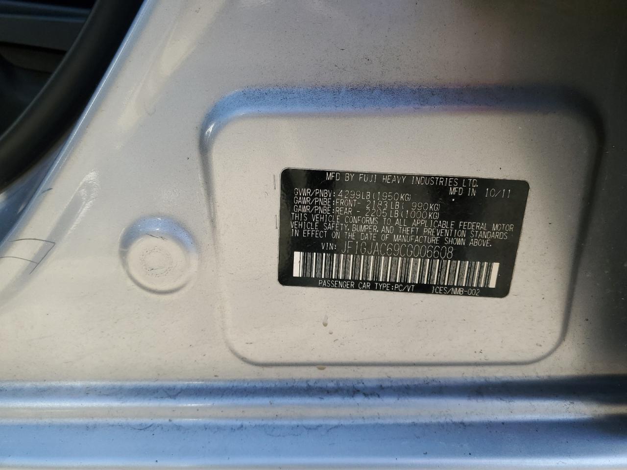 2012 Subaru Impreza - Image 12