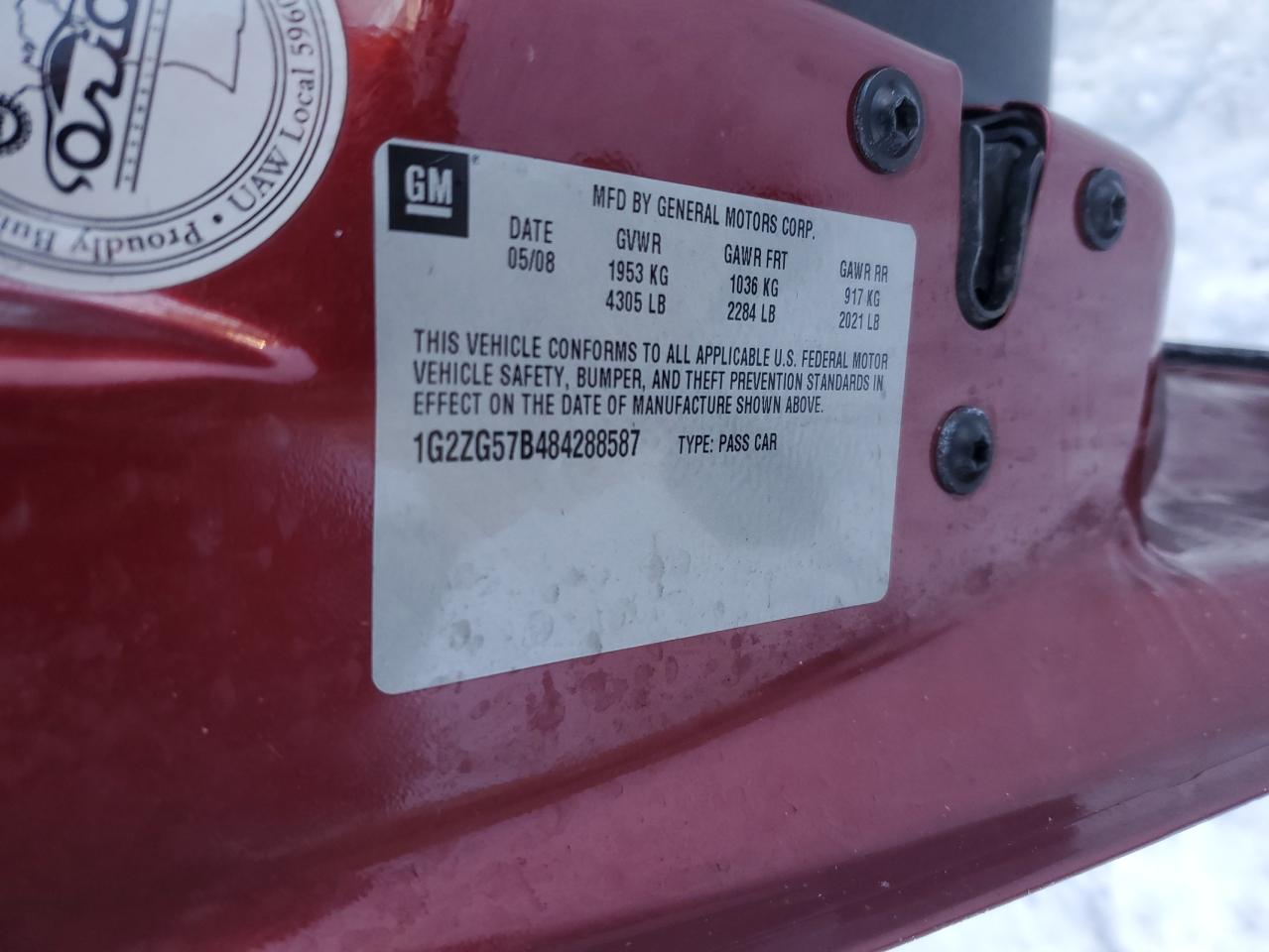 2008 Pontiac G6 - Image 13