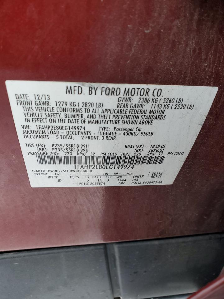 2014 Ford Taurus - Image 12
