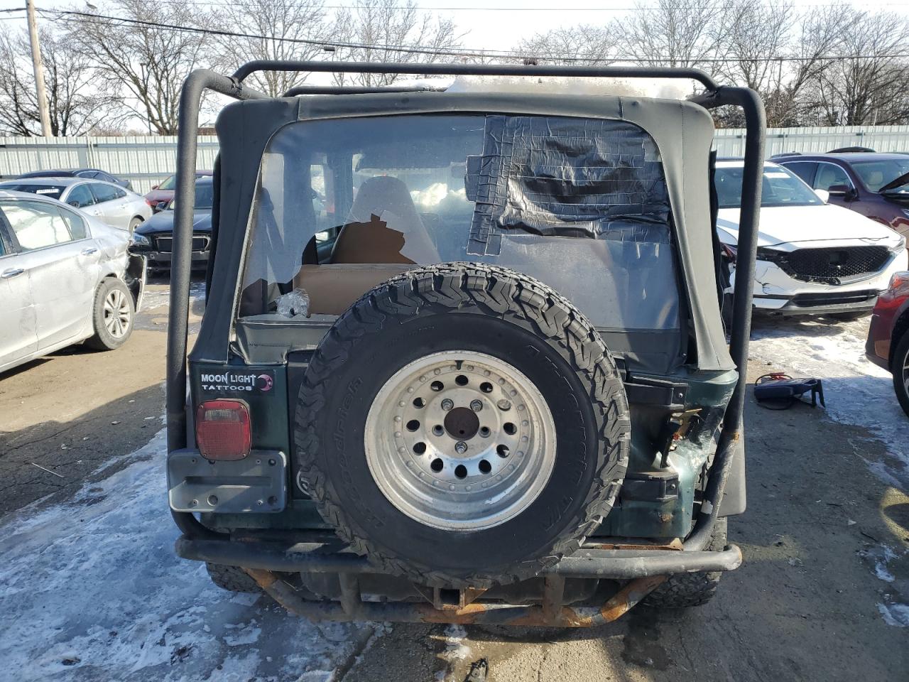 1999 Jeep Wrangler / Tj Sport VIN: 1J4FY19S2XP433702 Lot: 41788195