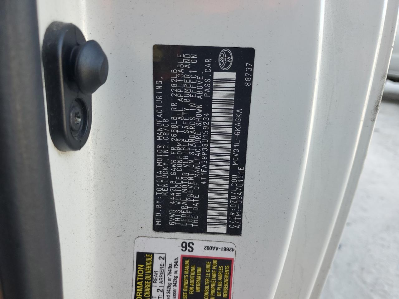 2008 Toyota Camry Solara - Image 14