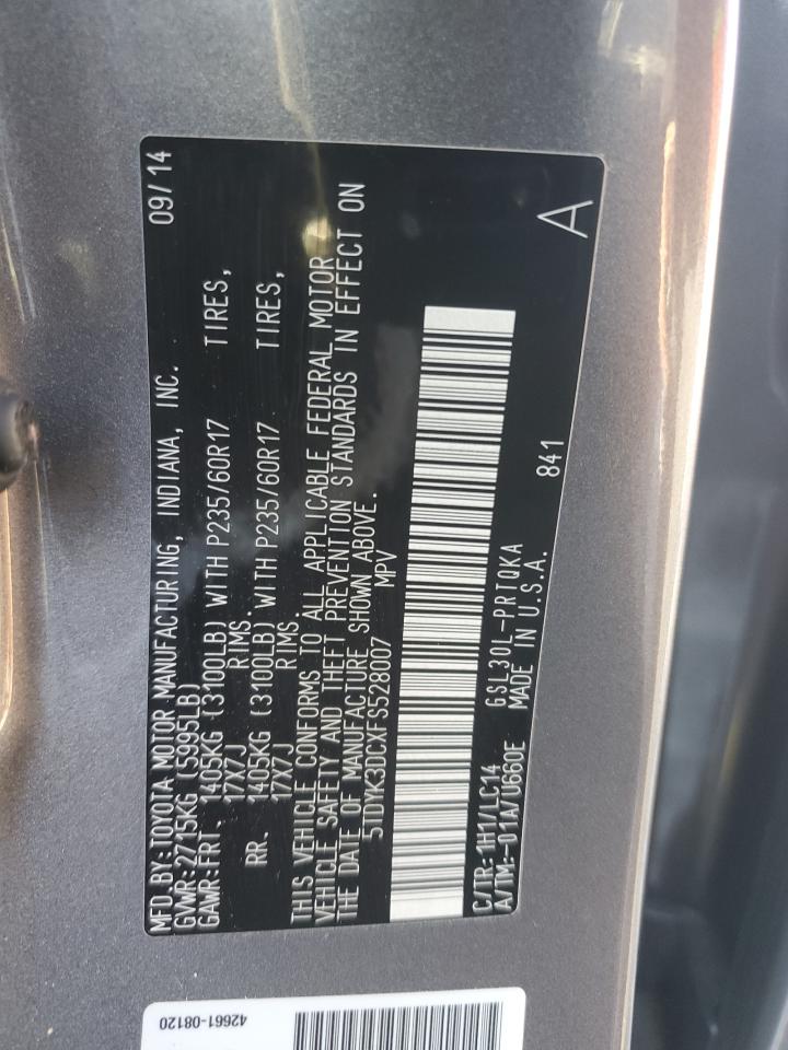 2015 Toyota Sienna - Image 13